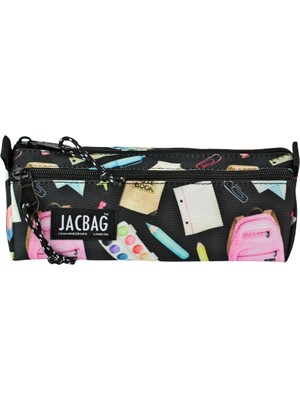 Jacbag Dual Prıme-Çift Bölmeli Üçgen Tip Kalem Kutusu