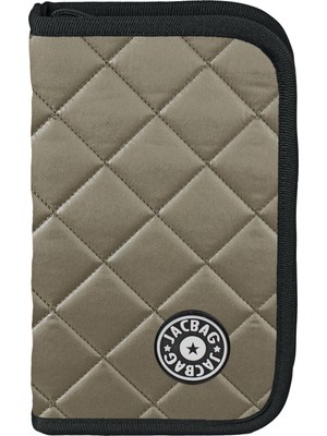 Jacbag Cover Soft-Sert Kapaklı Ayraçlı Kapitone Kalem Kutusu