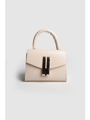 Septemmart Zambe Kırışık Deri Tokalı Kadın El ve Askılı Çanta