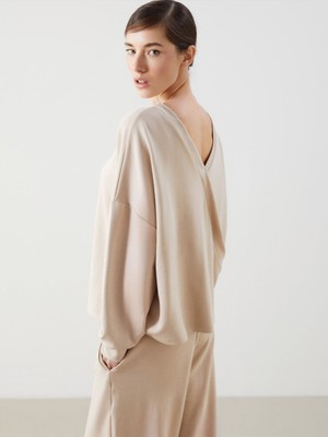 Lc Waikiki Yeni Sezon Bisiklet Yaka Kadın Sweatshirt