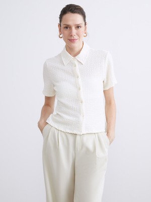 Lc Waikiki Yeni Sezon Dokulu Kadın Gömlek