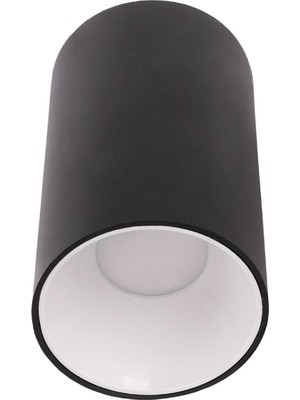 Ack S.ü. Dekoratif Armatür Yuvarlak Kasa (Siyah-Siyah)