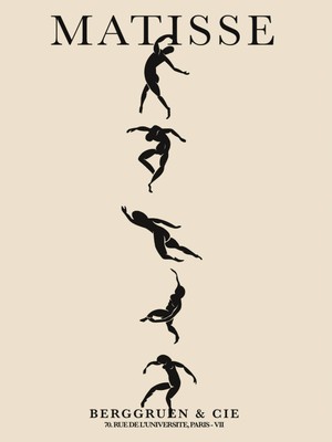 Fuart.Co Matisse Dans Edenler Matisse Sanat Serisi Dijital Baskı Poster (Çerçevesiz) Mtfu