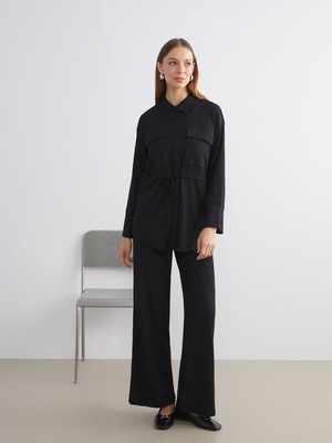 Lc Waikiki Yeni Sezon Beli Lastikli Dokulu Kadın Pantolon