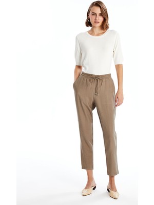 Lc Waikiki Yeni Sezon Beli Lastikli Loose Fit Kadın Pantolon