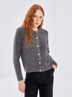 Lc Waikiki Yeni Sezon Bisiklet Yaka Kadın Triko Hırka