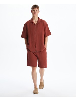 Lc Waikiki Yeni Sezon Rahat Kalıp Erkek Müslin Şort