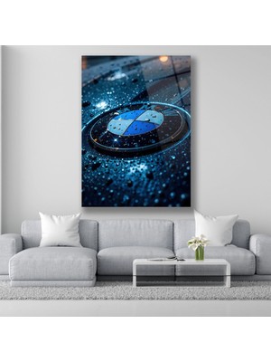 Dekorica Bmw Logolu Cam Tablo