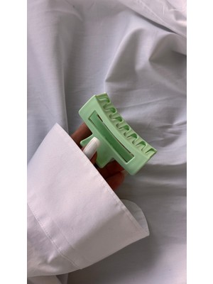 Yoyyo Secret's Kadın Büyük Boy Soft Touch Mandallı Saç Tokası