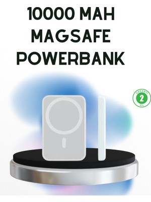 Store Mania Kablosuz Magsafe Powerbank – iPhone Uyumlu, 10000 Mah, Isı Dağılımlı (STORE-MANIA-5938)