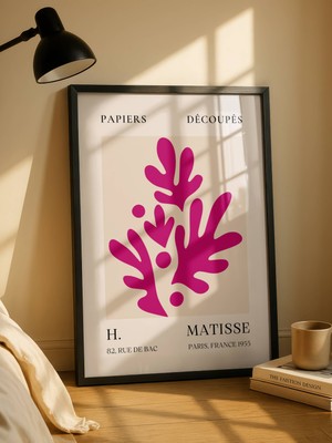 Fuart.Co Matisse Mercan Formu Matisse Sanat Serisi Dijital Baskı Poster (Çerçevesiz) Mtfu