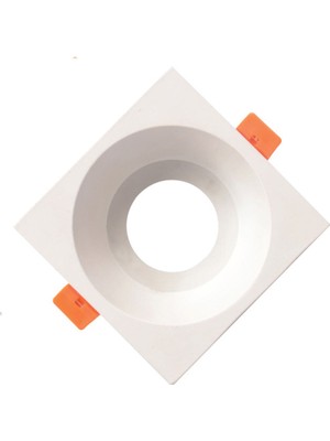 Ack Terra Beyaz Kare Alüminyum Spot Boş Armatür