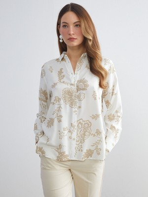 Lc Waikiki Yeni Sezon Çiçekli Kadın Gömlek