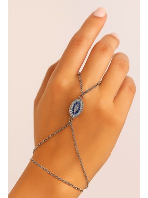 TRY Gümüş Renk Baklava Göz Top Sf Zincir Çelik Şahmeran - 3505