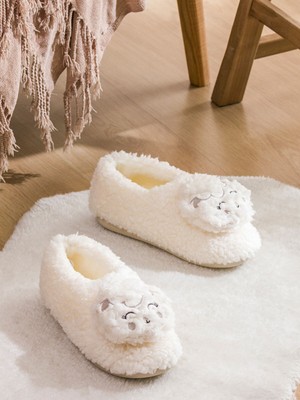 Lc Waikiki Yeni Sezon Hayvan Figürlü Pelüş Kadın Panduf