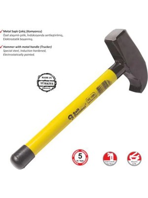 Magicool Kamyoncu Metal Saplı Çekiç 500 gr