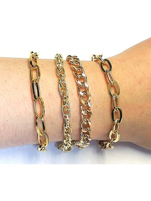 TRY Kombin Bileklik Altın Kaplama