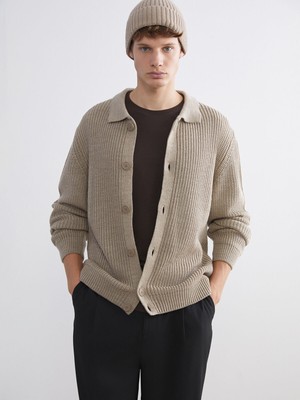 Lc Waikiki Yeni Sezon Standart Kalıp Polo Yaka Erkek Triko Hırka