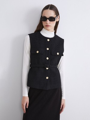 Lc Waikiki Yeni Sezon Bisiklet Yaka Kadın Tüvit Yelek