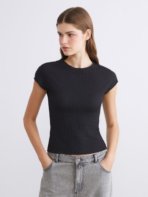 Lc Waikiki Yeni Sezon Bisiklet Yaka Dokulu Kadın Body