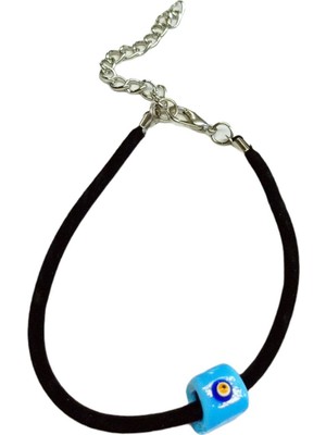 TRY Cam Göz Kadife Bileklik