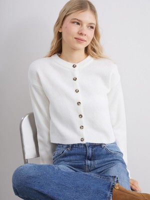 Lc Waikiki Yeni Sezon Bisiklet Yaka Kadın Triko Hırka