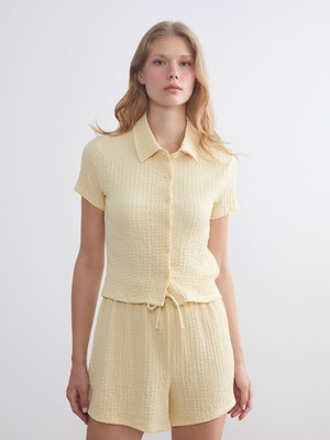 Lc Waikiki Yeni Sezon Dokulu Kadın Gömlek