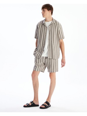 Lc Waikiki Yeni Sezon Standart Kalıp Çizgili Erkek Şort