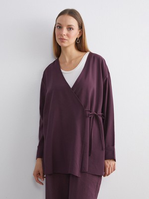 Lc Waikiki Yeni Sezon Kruvaze Yaka Kadın Kimono