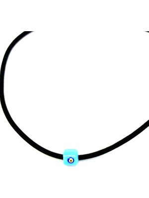 TRY Cam Göz Kadife Kolye