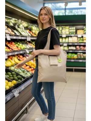Baginn Kapsül Çanta Omuz Çantası Alışveriş Çantası Shopping Bag Ince Paraşüt Kumaş