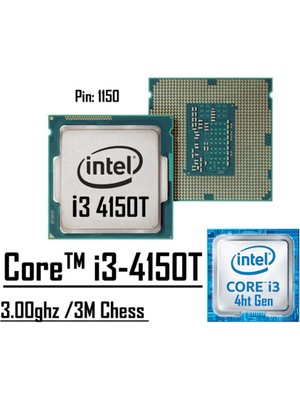 Intel Core I3-4150T 3,0 Ghz 3 MB Cache 1150 Pin Işlemci