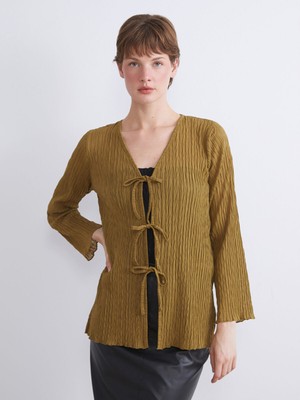 Lc Waikiki Yeni Sezon V Yaka Dokulu Kadın Hırka