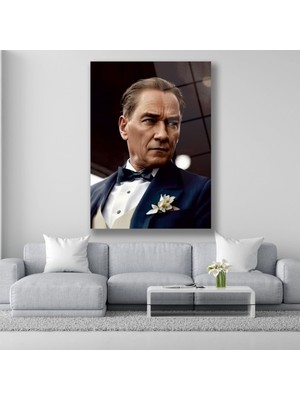 Dekorica Atatürk Cam Tablo