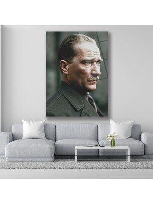 Dekorica Atatürk Cam Tablo