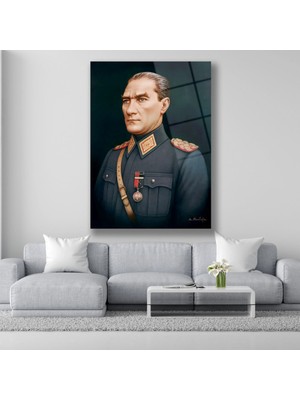 Dekorica Atatürk Cam Tablo
