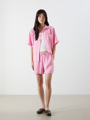 Lc Waikiki Yeni Sezon Beli Lastikli Modal Karışımlı Kadın Şort