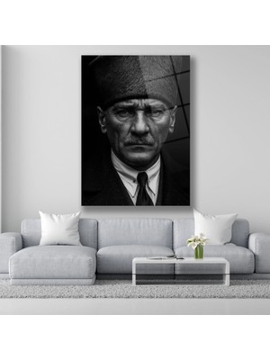 Dekorica Atatürk Cam Tablo