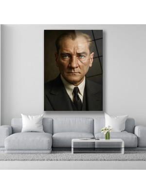 Dekorica Atatürk Cam Tablo