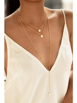 TRY Kadın Stam Kolye Altın Kaplama