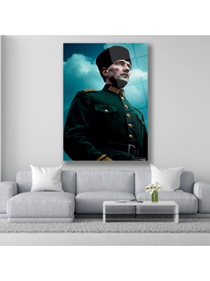 Dekorica Atatürk Cam Tablo