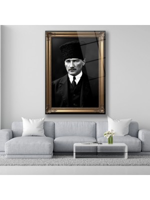 Dekorica Atatürk Cam Tablo