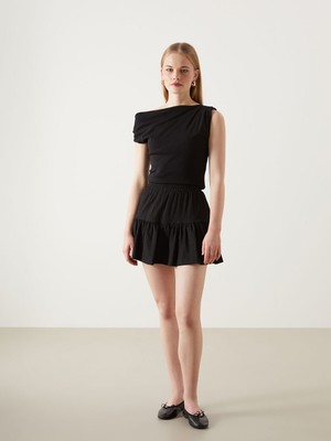 Lc Waikiki Yeni Sezon Beli Lastikli Dokulu Kadın Şortlu Etek