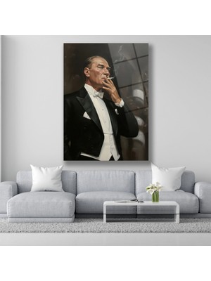 Dekorica Atatürk Cam Tablo