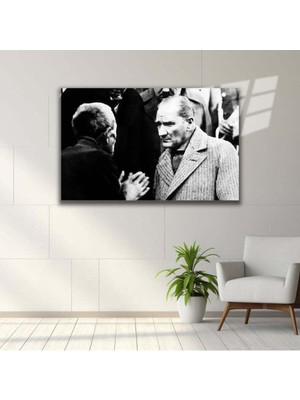 Dekorica Atatürk Cam Tablo
