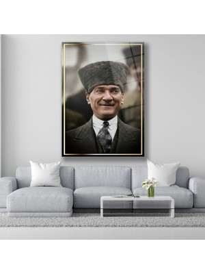 Dekorica Atatürk Cam Tablo