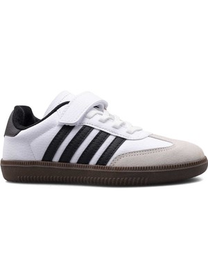 Kindep (Lafonten) Çırtlı Çocuk Spor Ayakkabı Beyaz