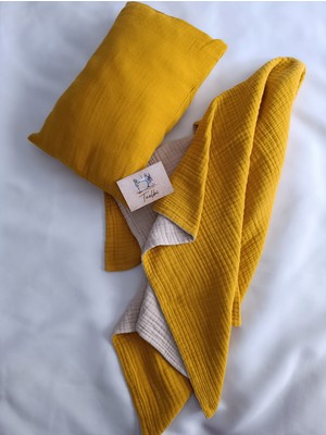 Tuelbi Çok Amaçlı Müslin Bebek Battaniye ve Örtü