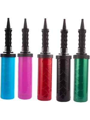 Hereveoyuncak Balon Pompası 1 Adet + Top Bisiklet Şişirme Iğne Seti 1 Adet - Hızlı ve Kolay Kullanım - 2li Set N1S