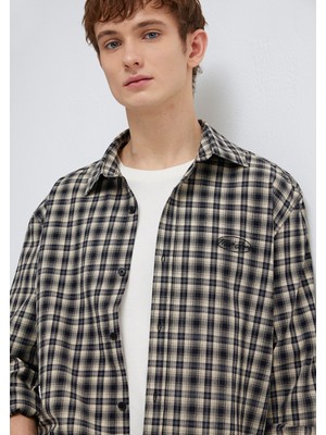 Mavi Mavi Jeans Nakışlı Siyah Ekose Gömlek 0211880-91417